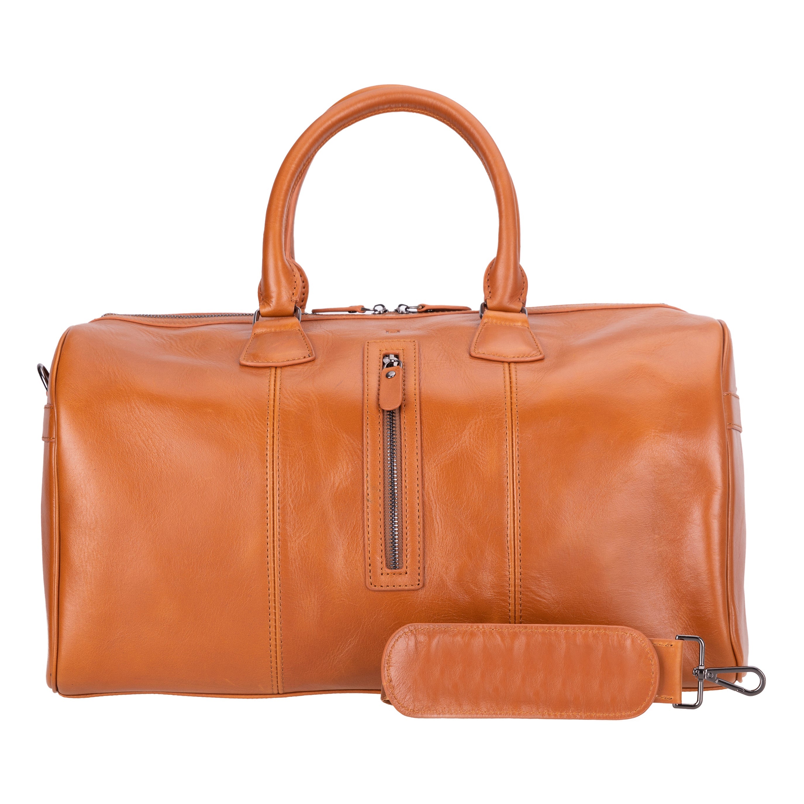 Crestiva Genuine Leather Weekend Duffle Bag