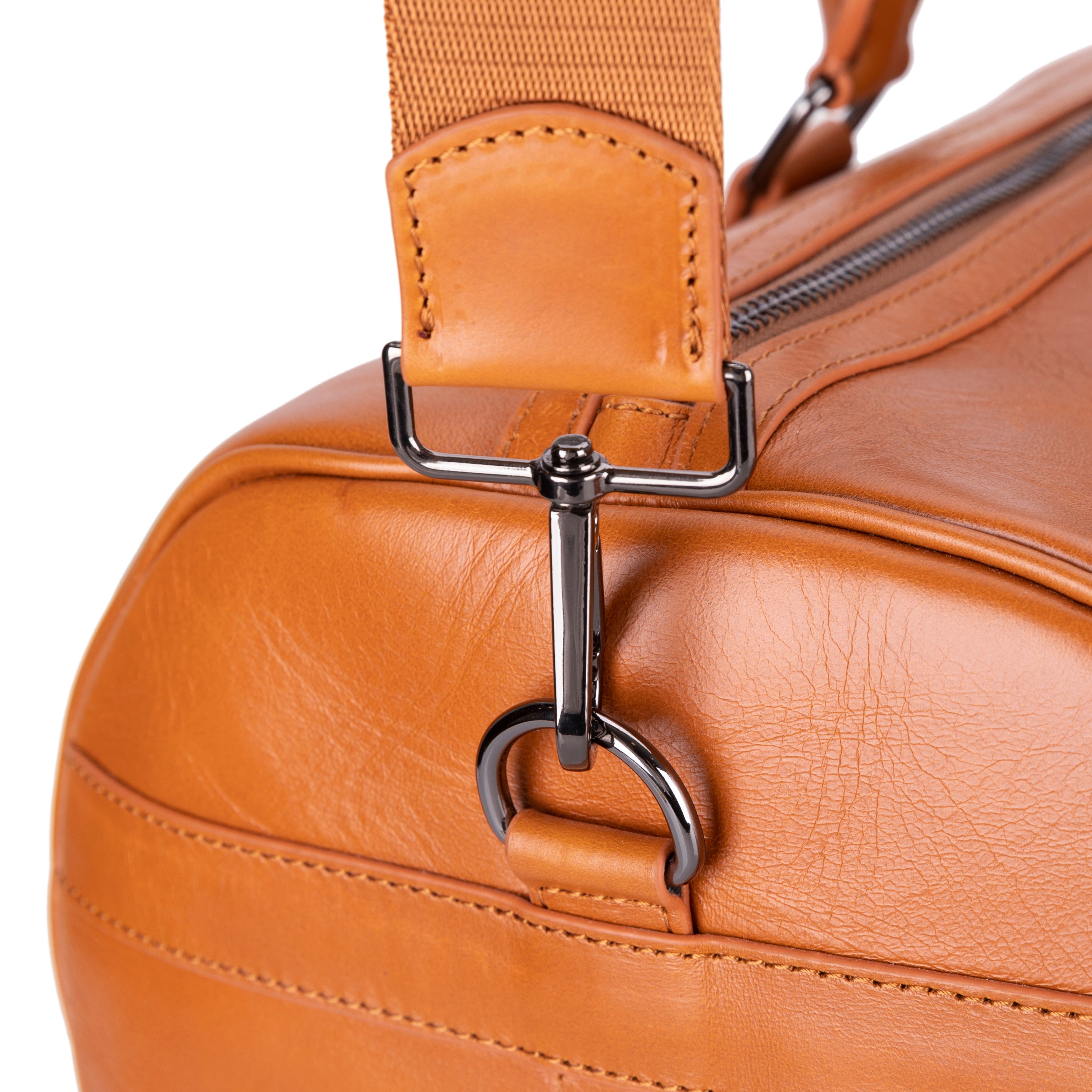 Crestiva Genuine Leather Weekend Duffle Bag