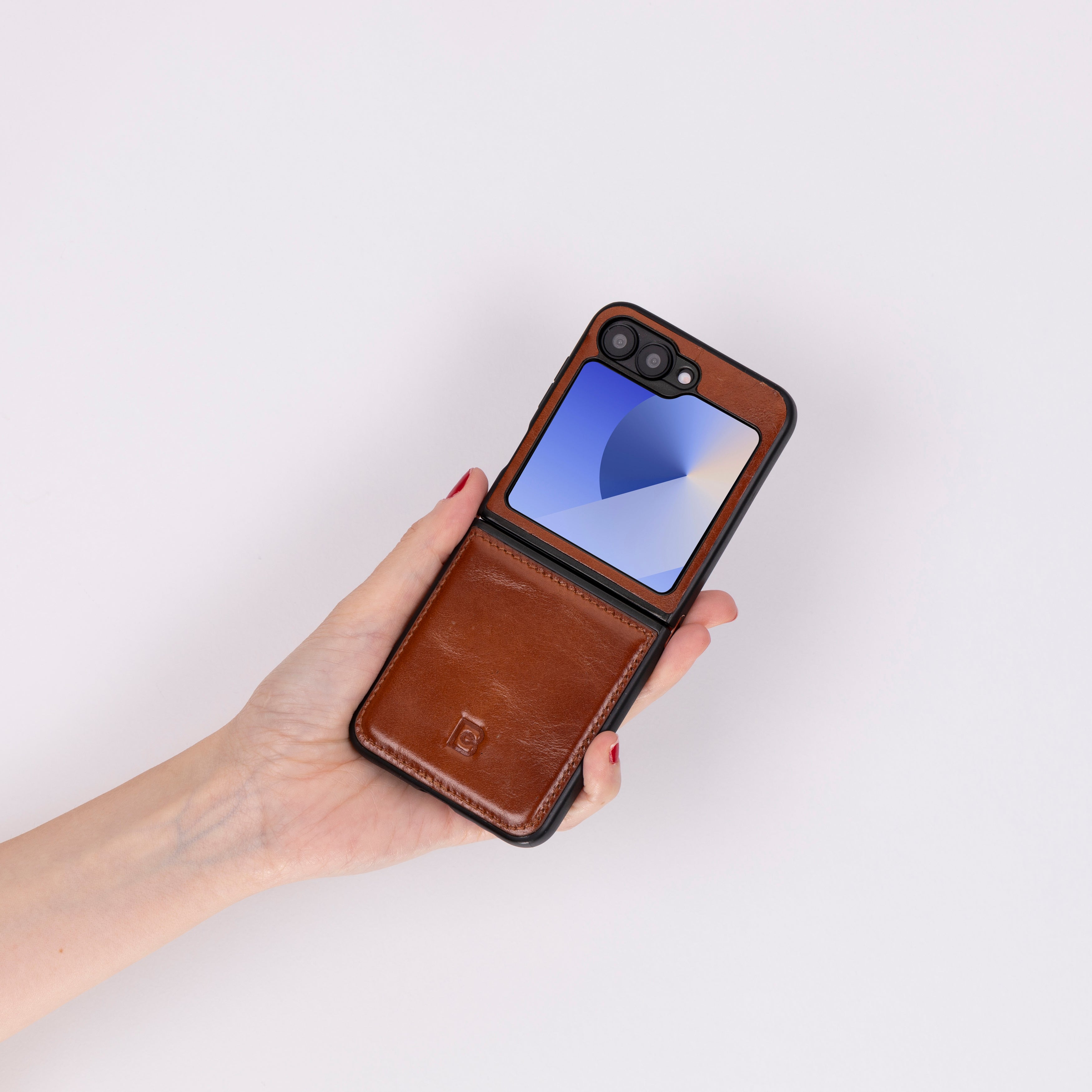 Flex Cover Genuine Leather Samsung Z Flip 6 Case