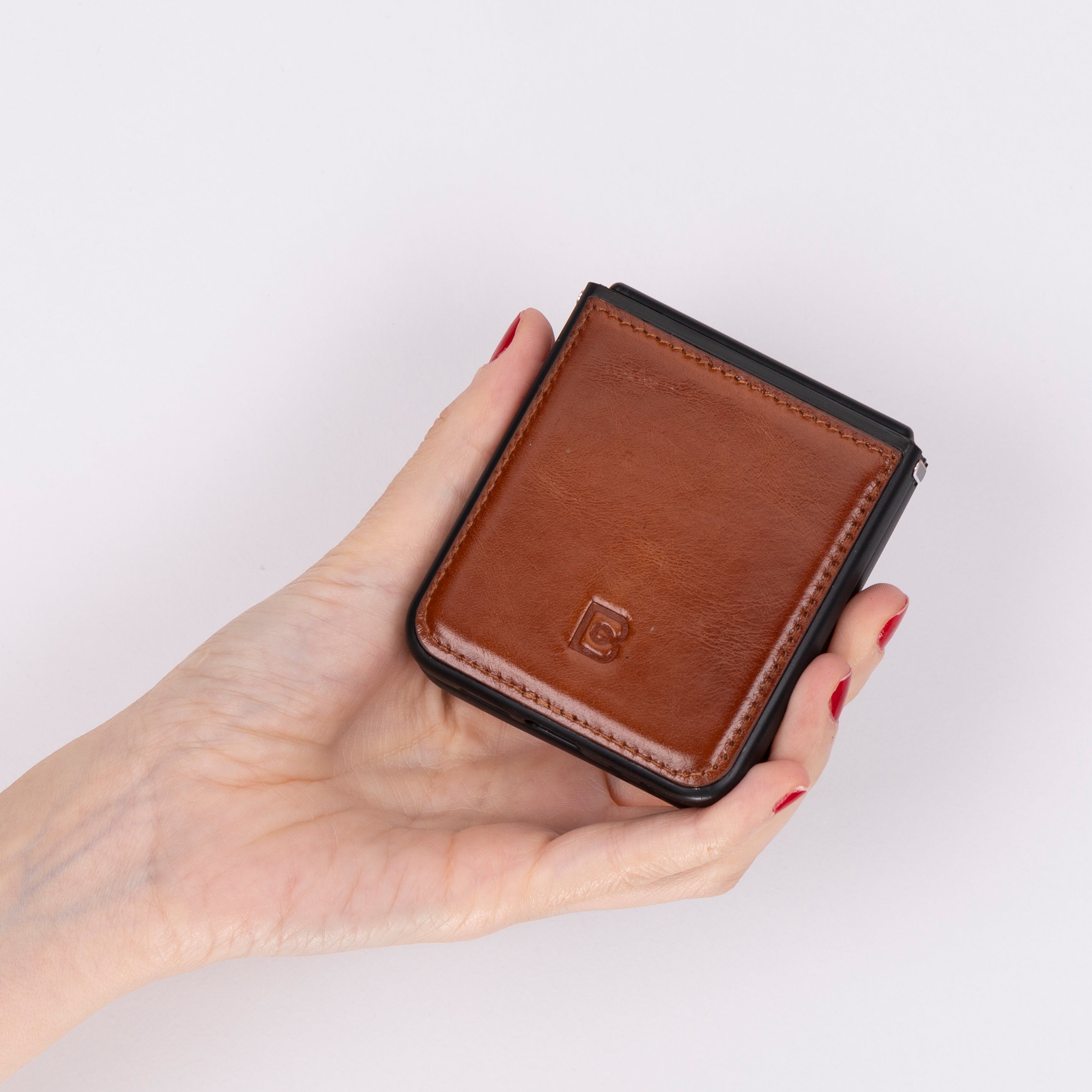 Flex Cover Genuine Leather Samsung Z Flip 6 Case