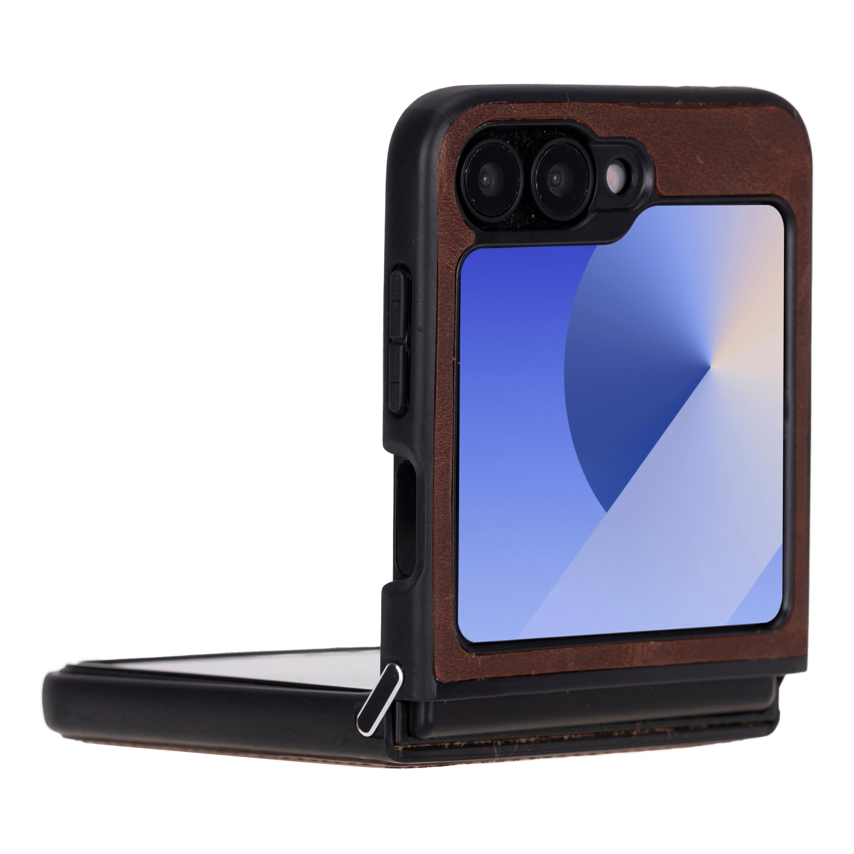 Flex Cover Genuine Leather Samsung Z Flip 6 Case