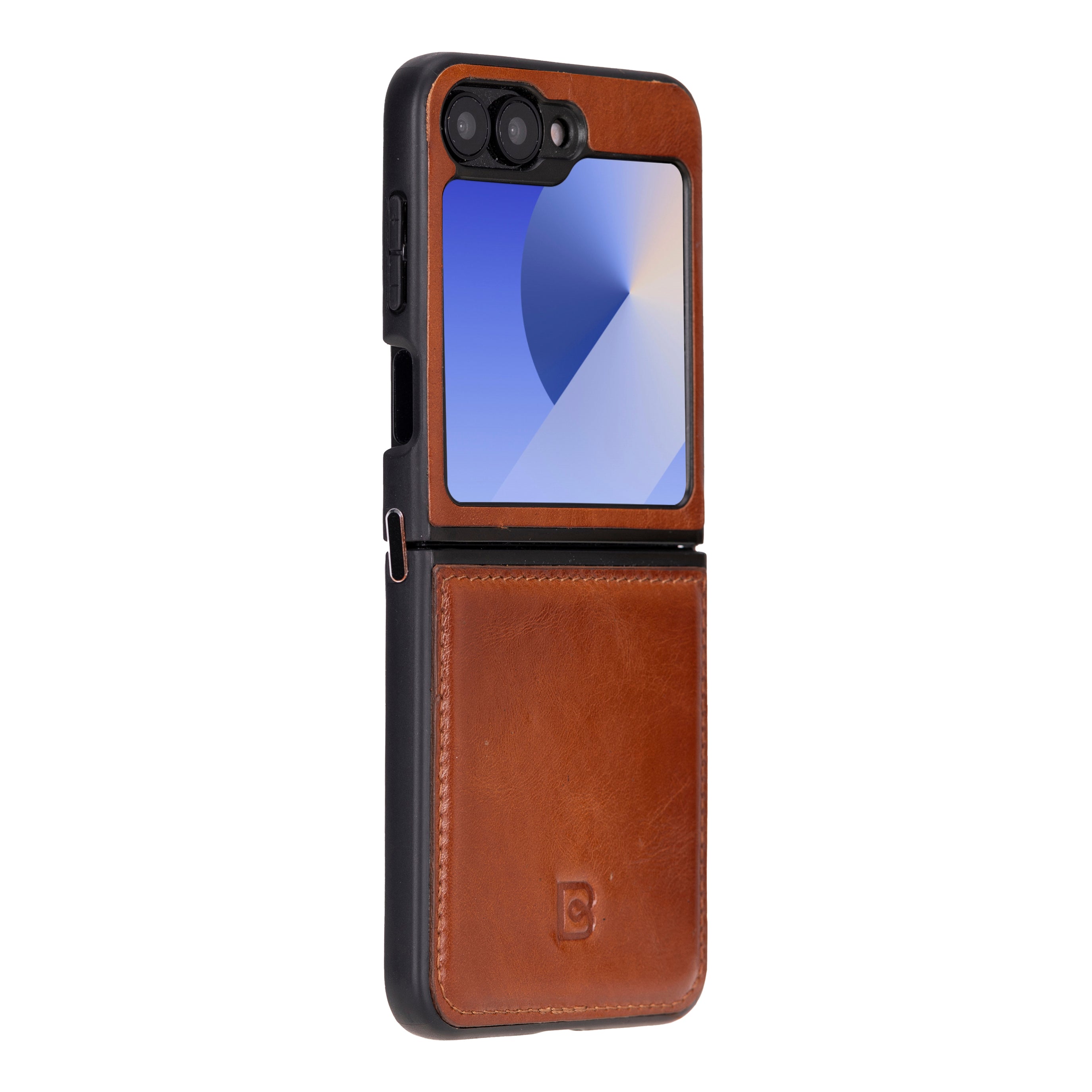 Flex Cover Genuine Leather Samsung Z Flip 6 Case
