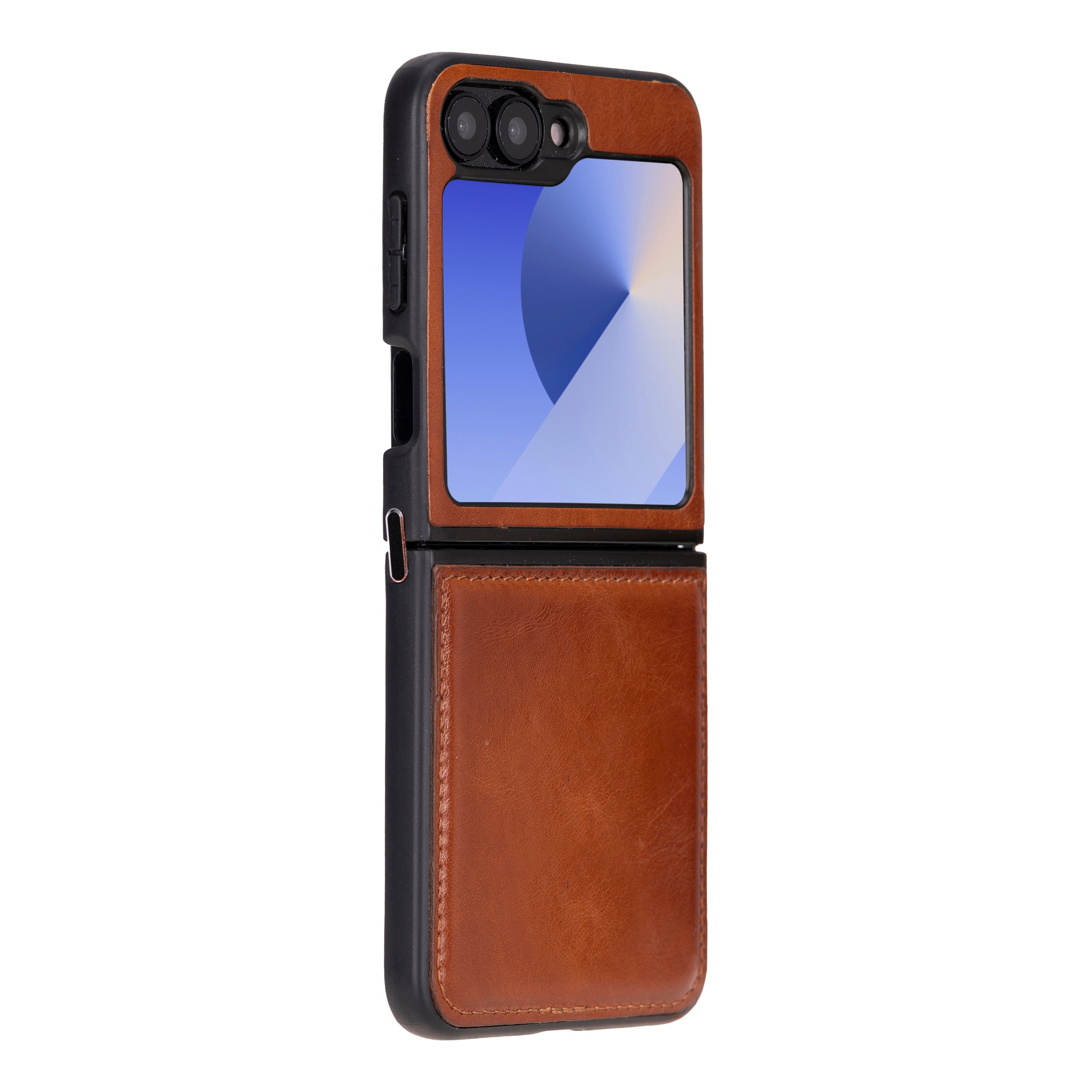 Flex Cover Samsung Z Flip 6 Genuine Leather Case