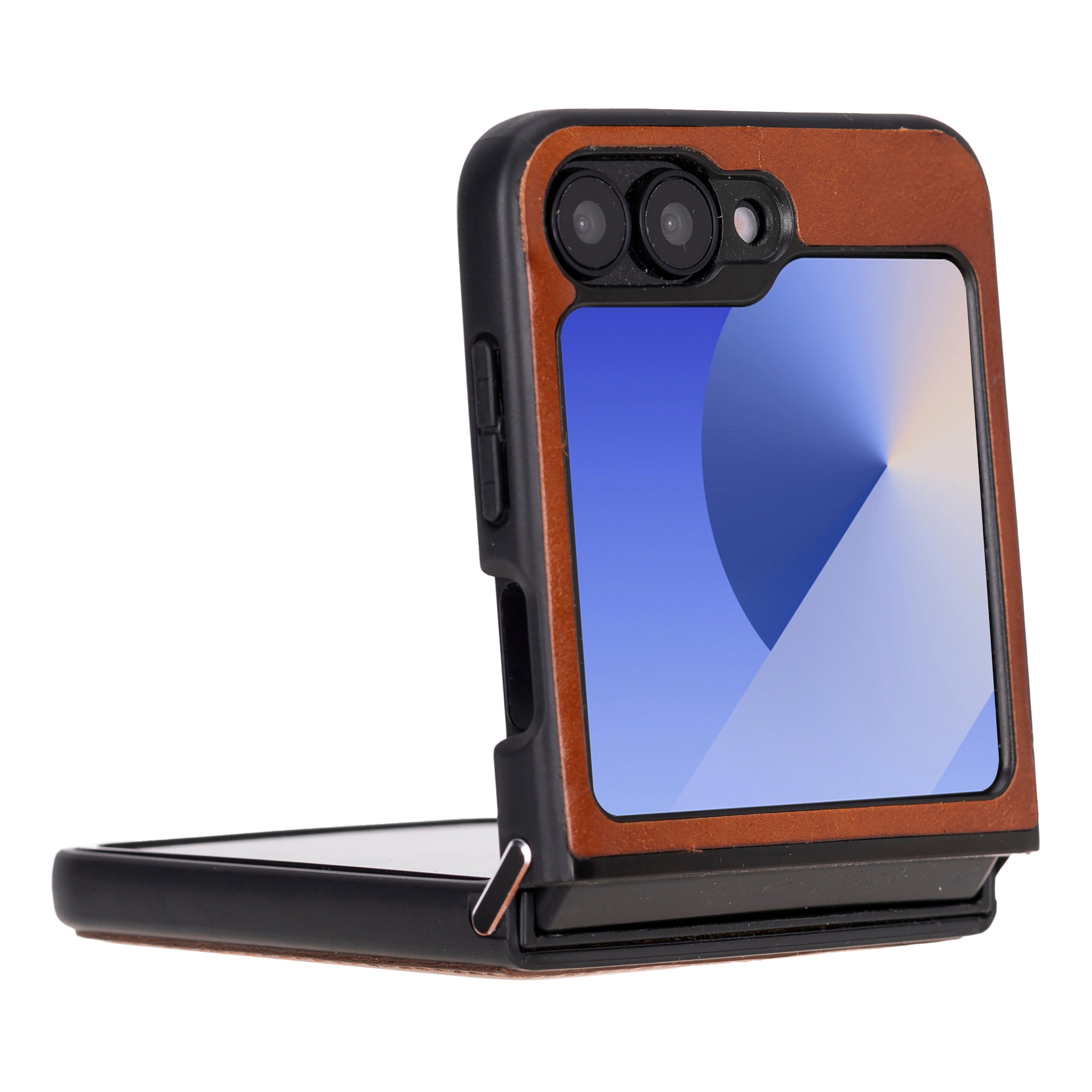 Flex Cover Genuine Leather Samsung Z Flip 6 Case