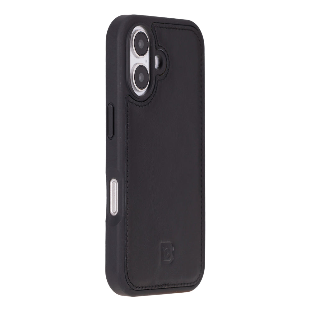 Magic iPhone 16 Plus Detachable Genuine Leather Wallet Case