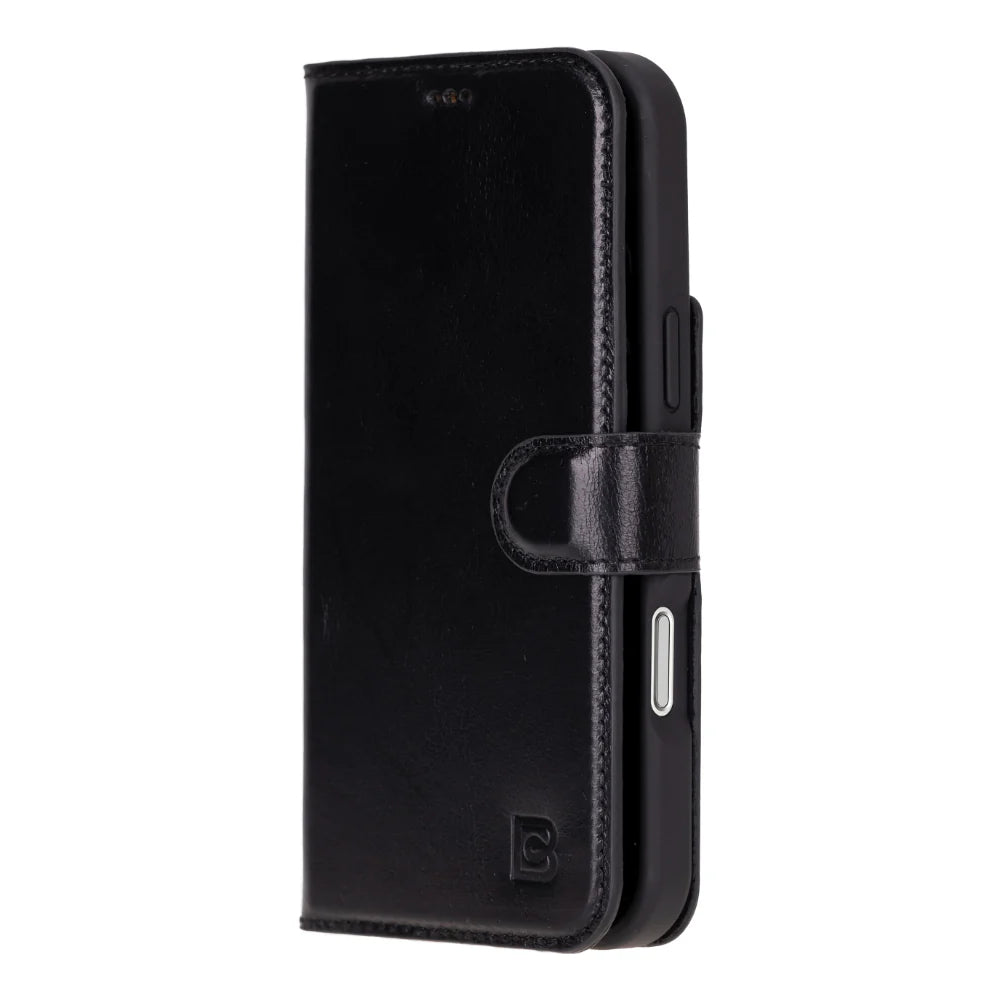 Magic iPhone 16 Plus Çıkarılabilir Hakiki Deri Cüzdan Kılıf