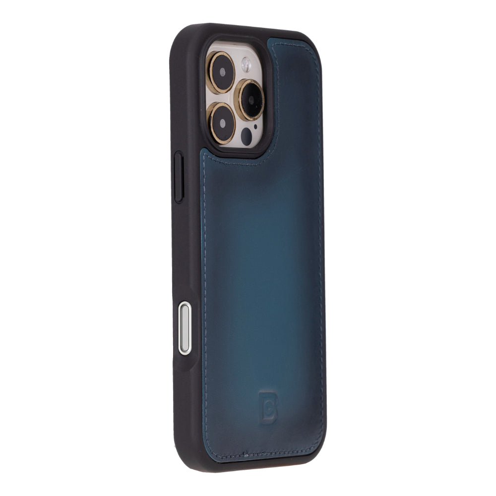 Magic iPhone 16 Pro Genuine Leather Detachable Wallet Case