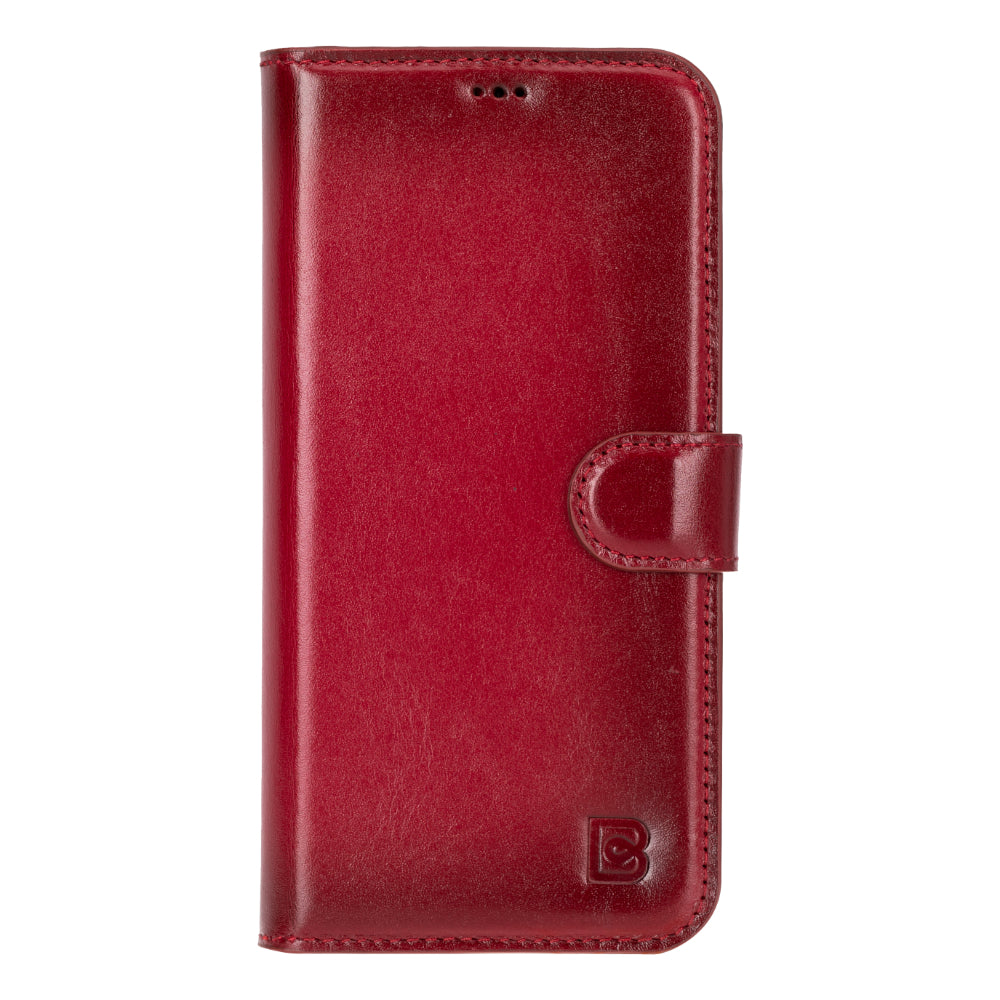 Magic iPhone 16 Pro Genuine Leather Detachable Wallet Case