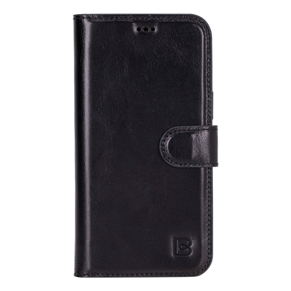 Magic iPhone 16 Plus Detachable Genuine Leather Wallet Case