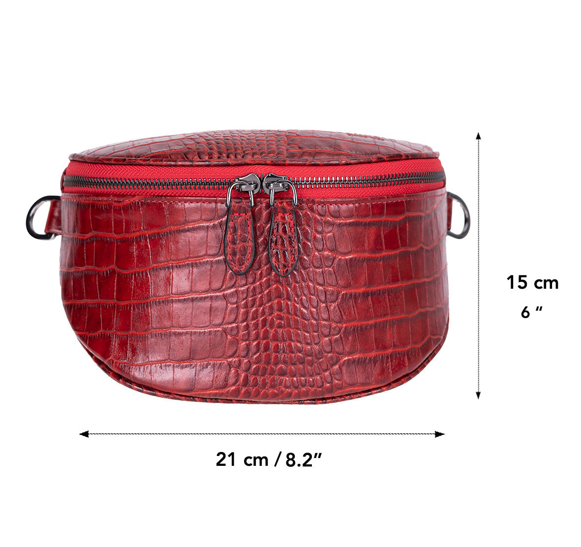 Alora Genuine Leather Crossbody Bag