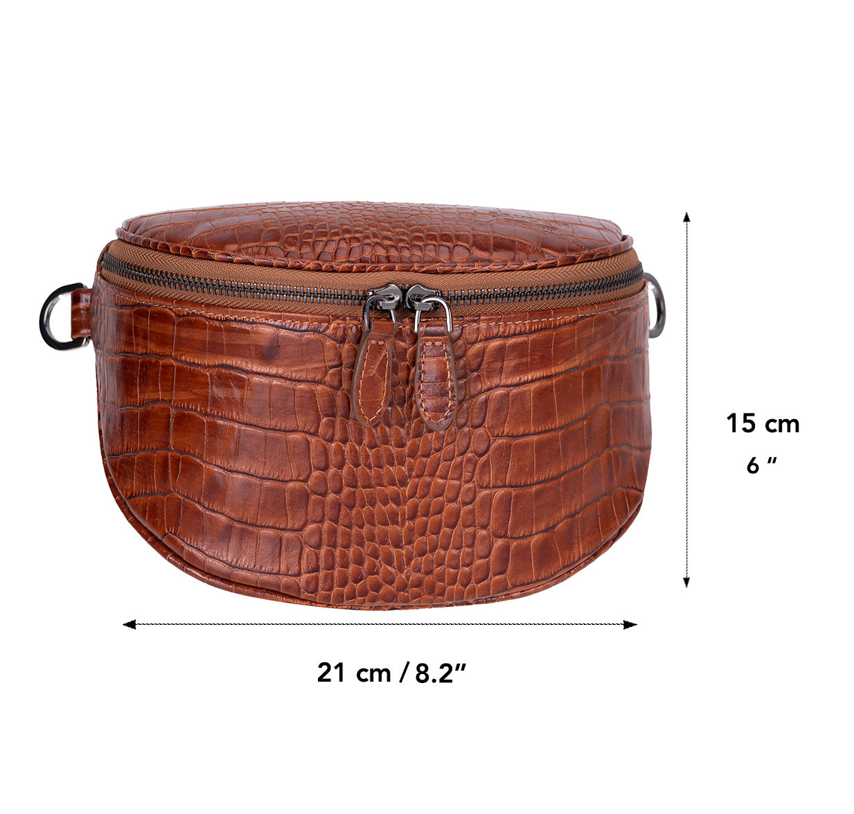 Alora Genuine Leather Crossbody Bag