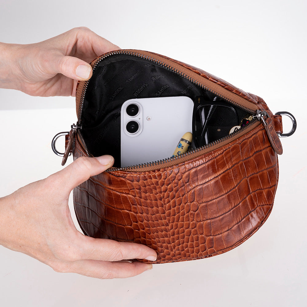 Alora Genuine Leather Crossbody Bag