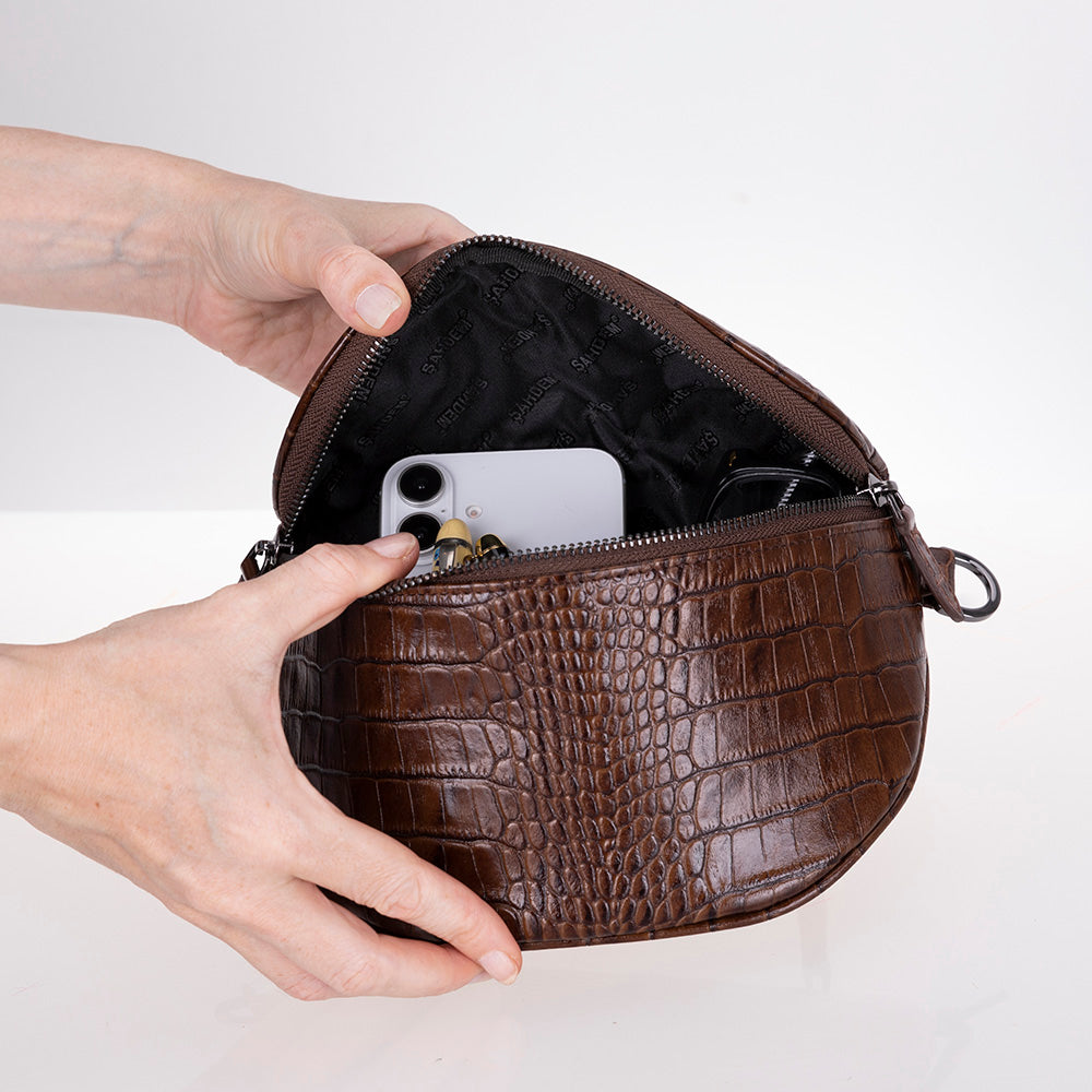 Alora Genuine Leather Crossbody Bag
