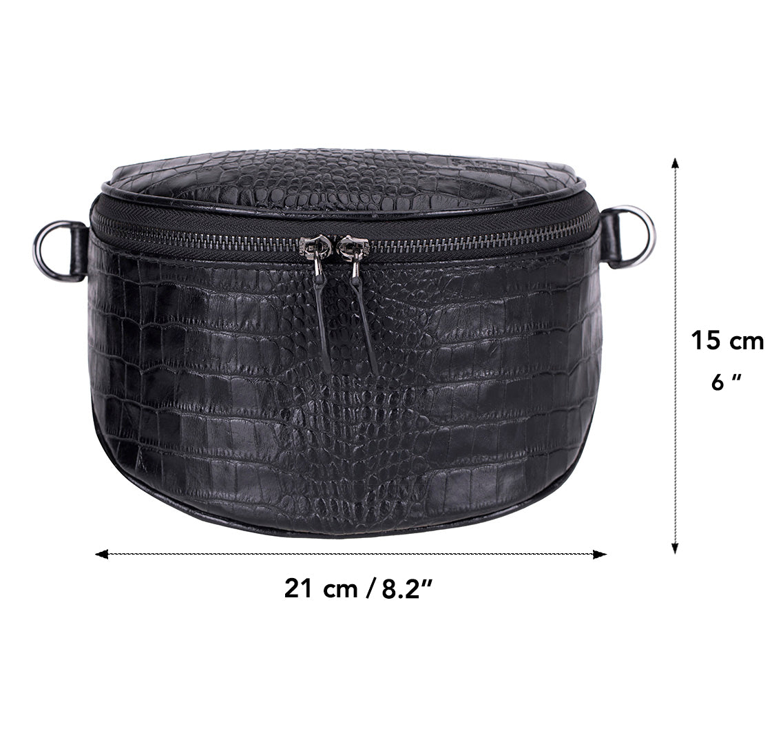 Alora Genuine Leather Crossbody Bag