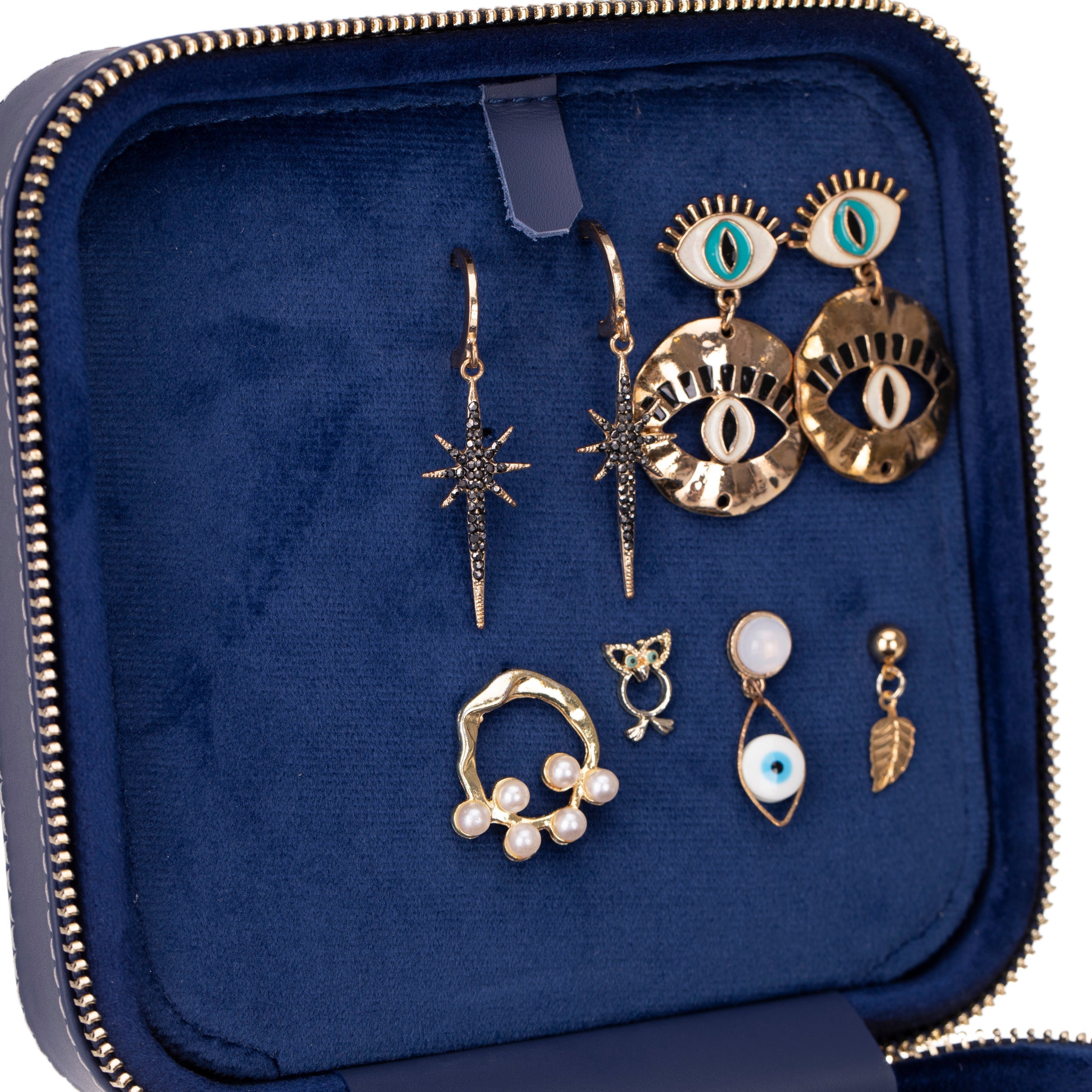 Perlyon Genuine Leather Jewelry Box