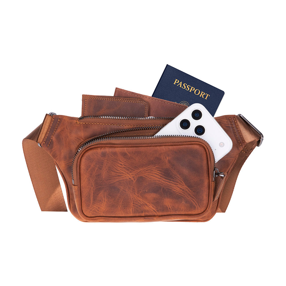 Apex Genuine Leather Waist Bag