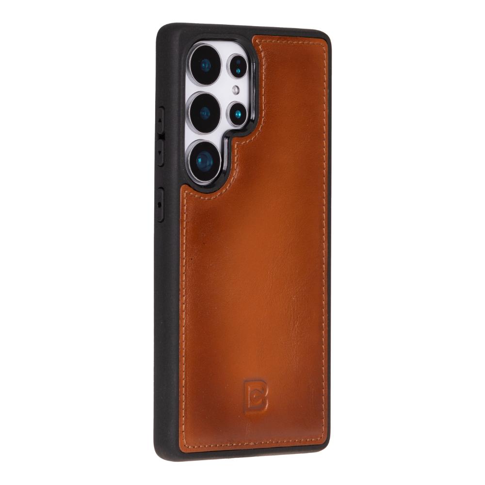 Magic Samsung Galaxy S25 Ultra Detachable Genuine Leather Wallet Case
