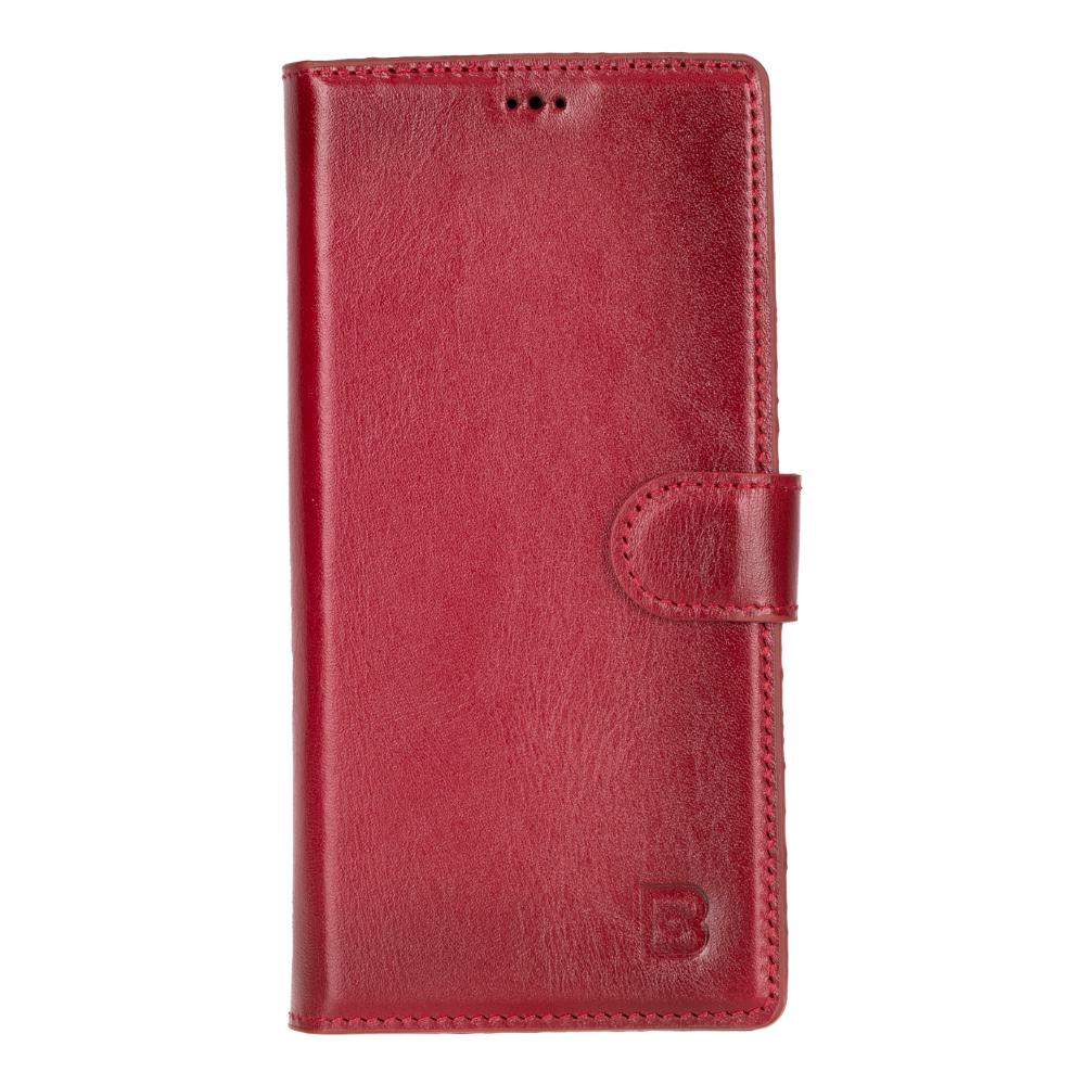 Magic Samsung Galaxy S25 Ultra Detachable Genuine Leather Wallet Case
