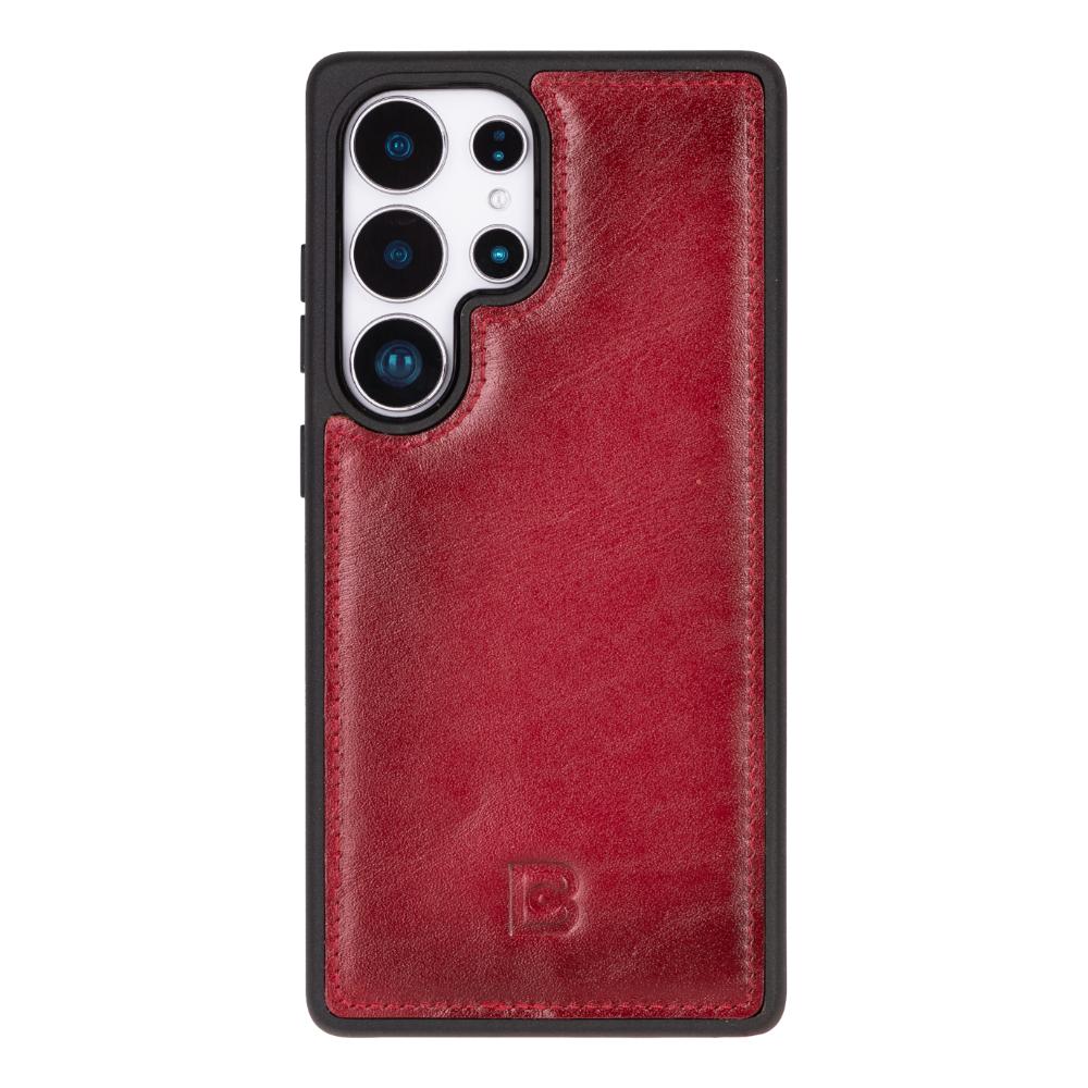 Magic Samsung Galaxy S25 Ultra Detachable Genuine Leather Wallet Case