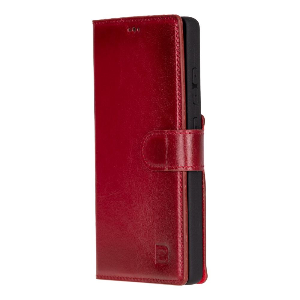 Magic Samsung Galaxy S25 Ultra Detachable Genuine Leather Wallet Case