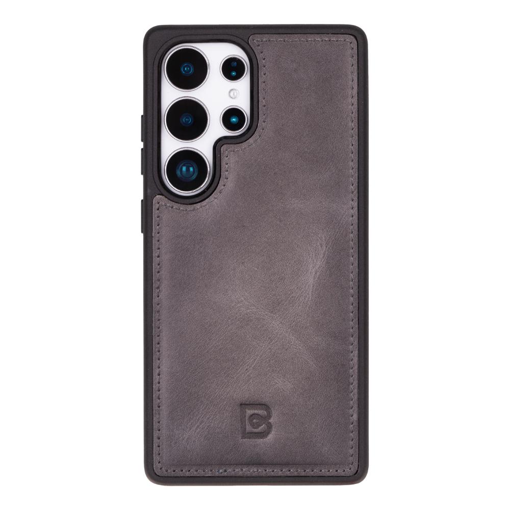 Magic Samsung Galaxy S25 Ultra Detachable Genuine Leather Wallet Case