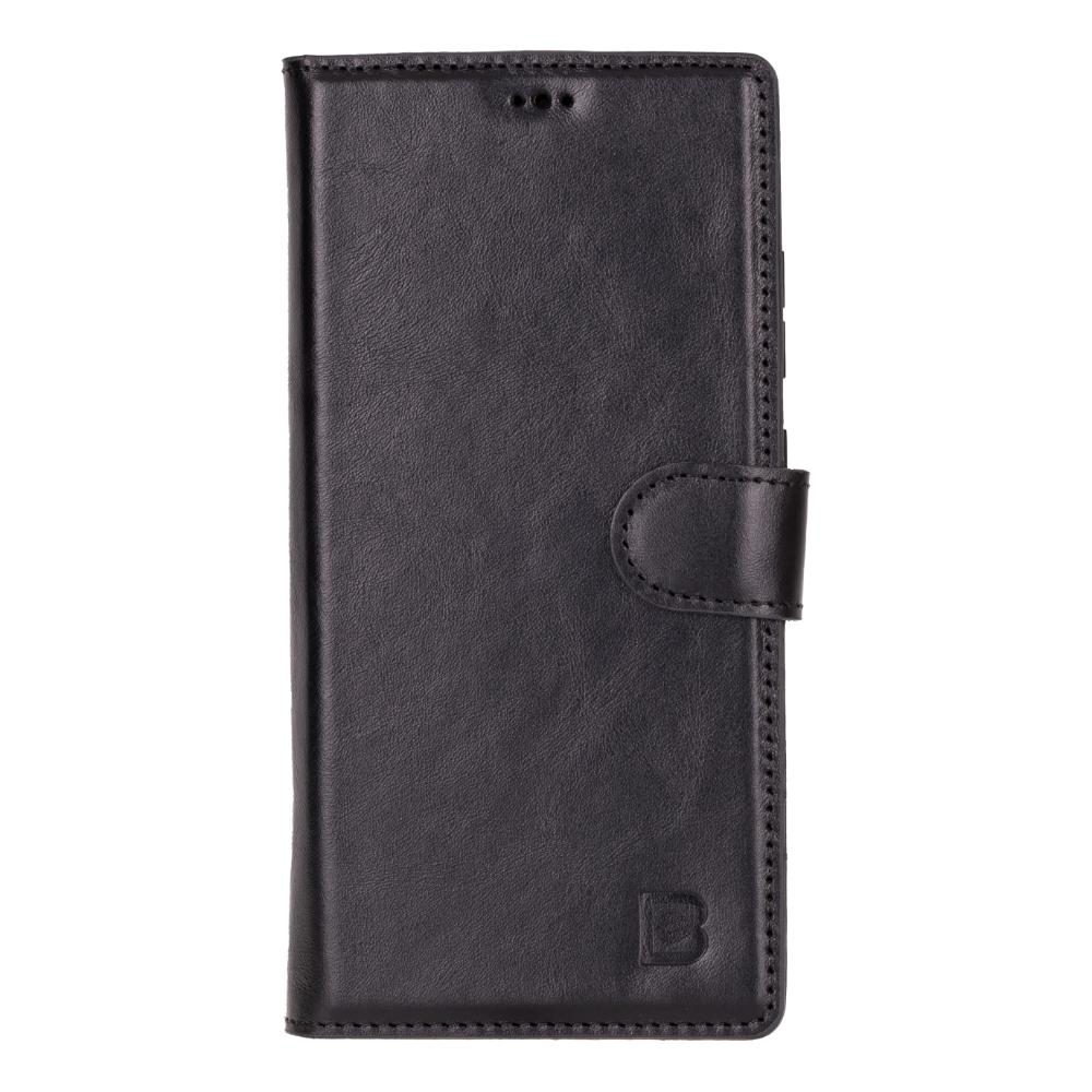 Magic Samsung Galaxy S25 Ultra Detachable Genuine Leather Wallet Case