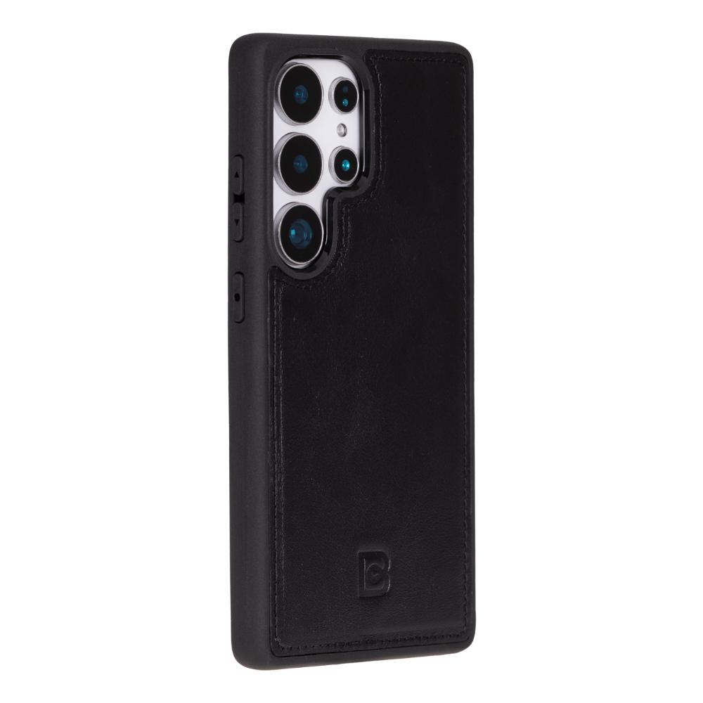 Magic Samsung Galaxy S25 Ultra Detachable Genuine Leather Wallet Case