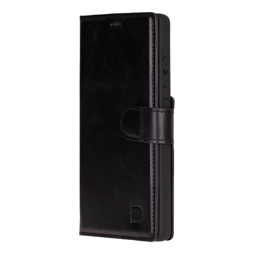 Magic Samsung Galaxy S25 Ultra Çıkarılabilir Hakiki Deri Cüzdan Kılıf