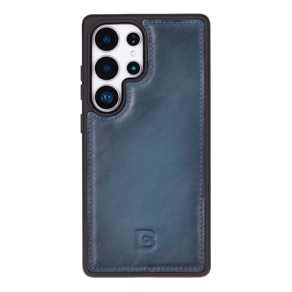 Magic Samsung Galaxy S25 Ultra Detachable Genuine Leather Wallet Case