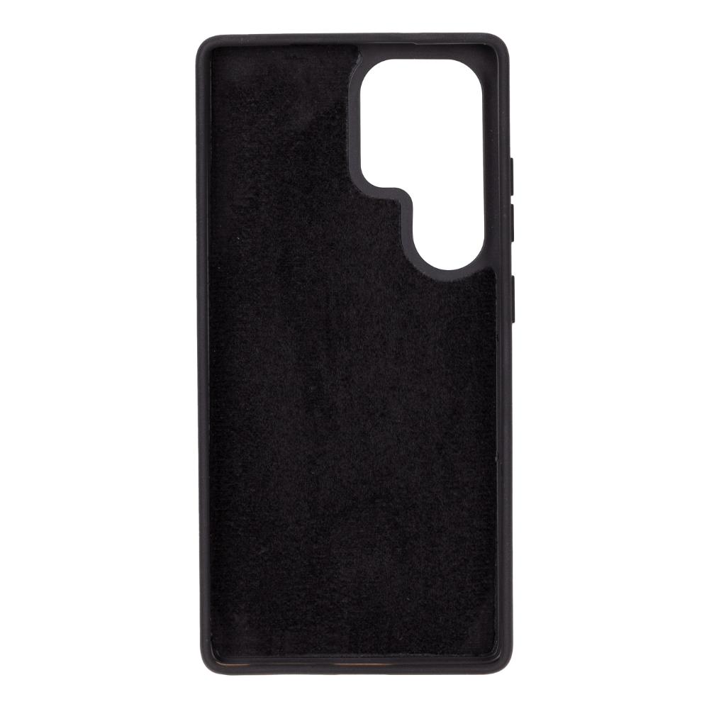 Flex Cover Gerçek Deri Samsung Galaxy S25 Ultra Kılıf Kart Tutucu ile