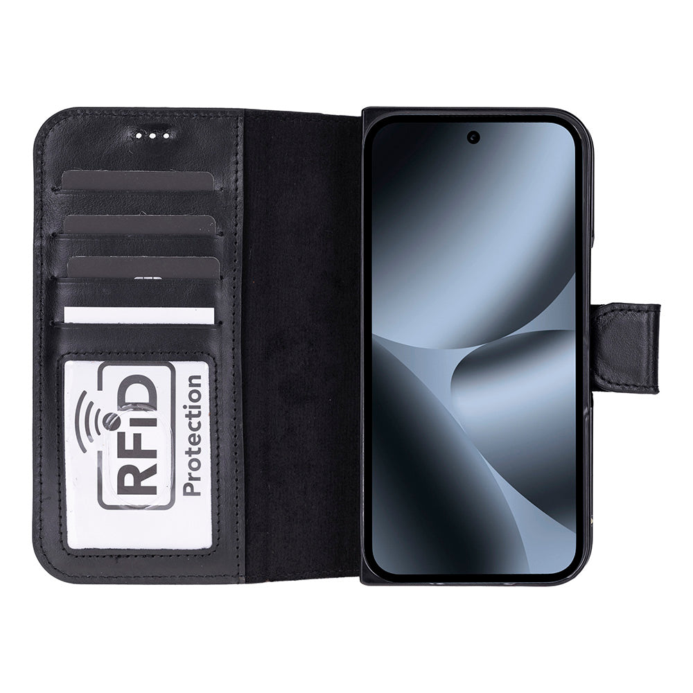 Wallet ID Google Pixel 10 Pro Fold Leather Folio Case (Bouletta)