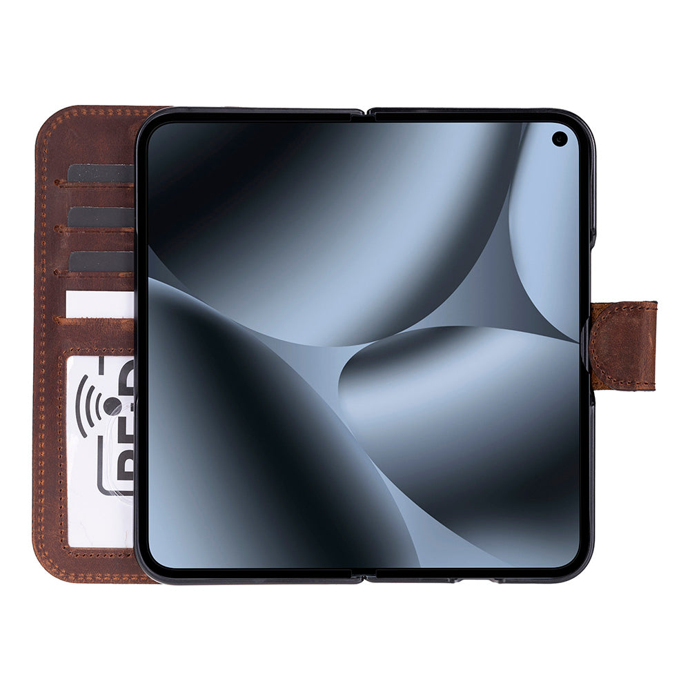 Wallet ID Google Pixel 10 Pro Fold Leather Folio Case (Bouletta)