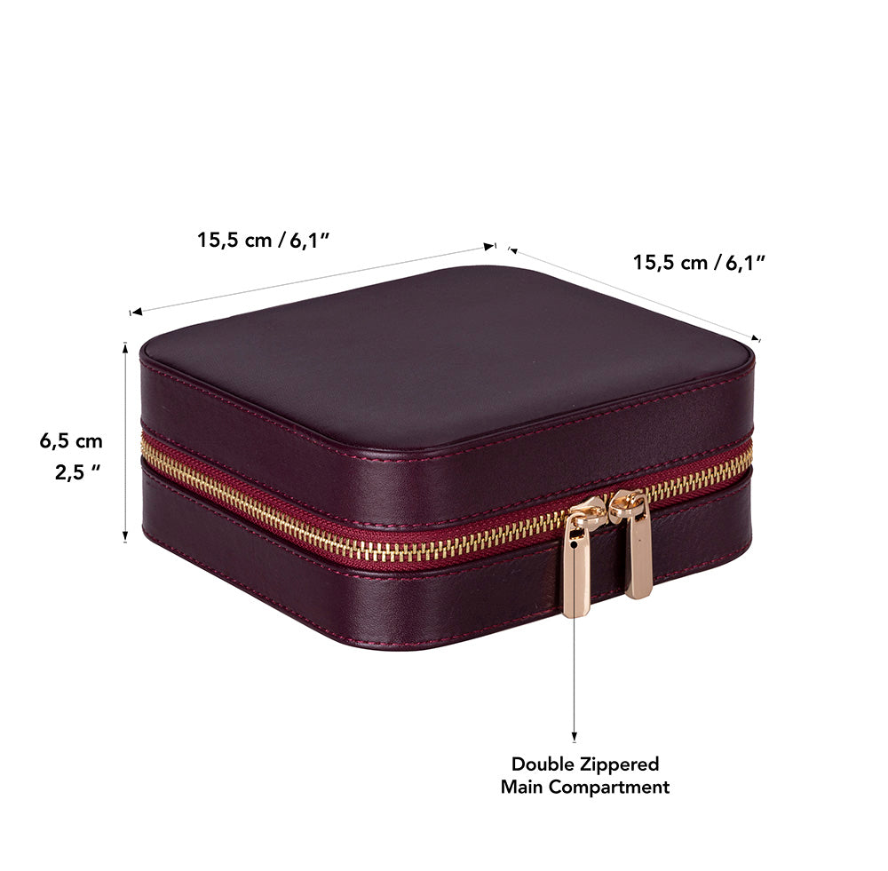Amanda Genuine Leather Jewelry Box