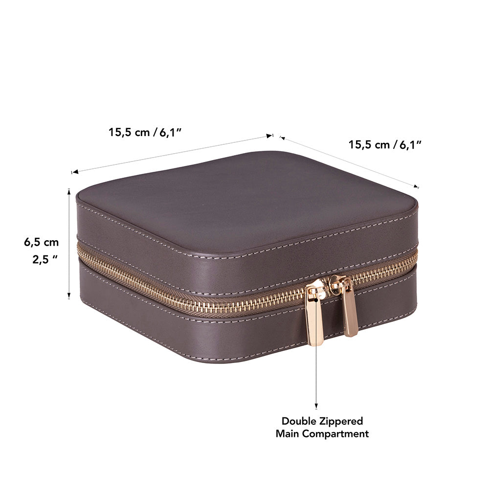 Amanda Genuine Leather Jewelry Box