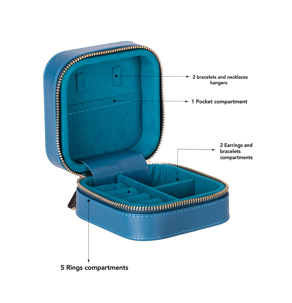 Amanda Genuine Leather Jewelry Box