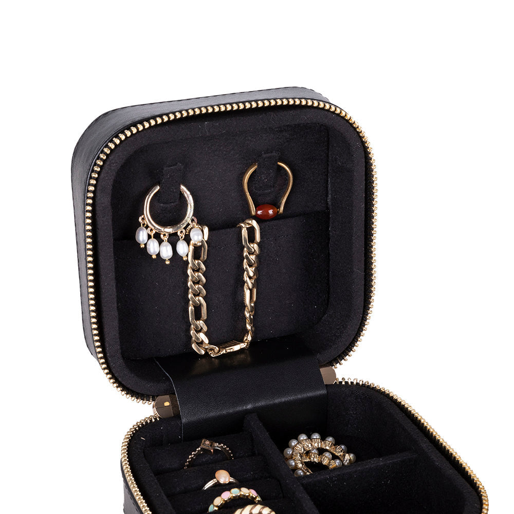 Amanda Genuine Leather Jewelry Box