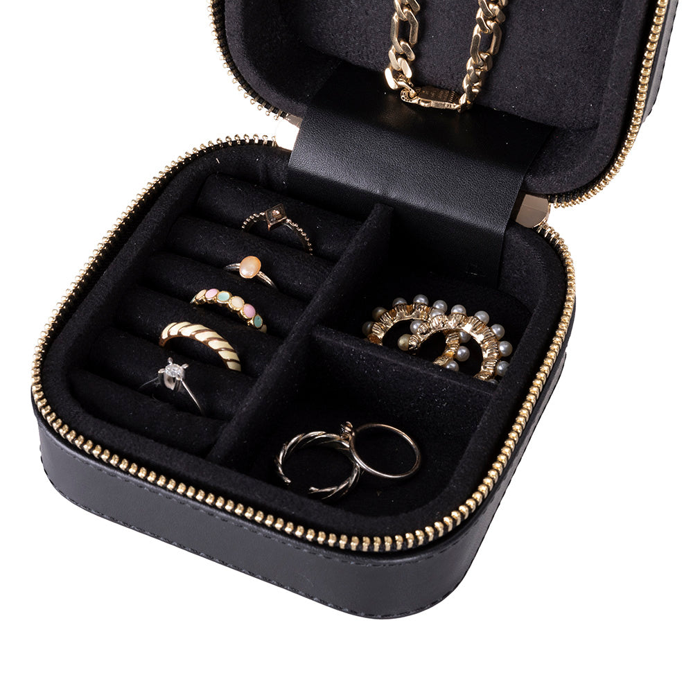 Amanda Genuine Leather Jewelry Box
