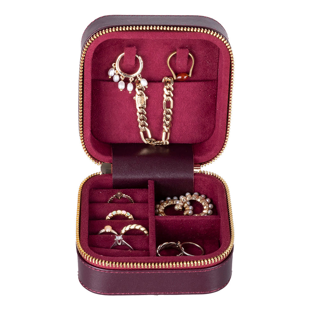 Amanda Genuine Leather Jewelry Box