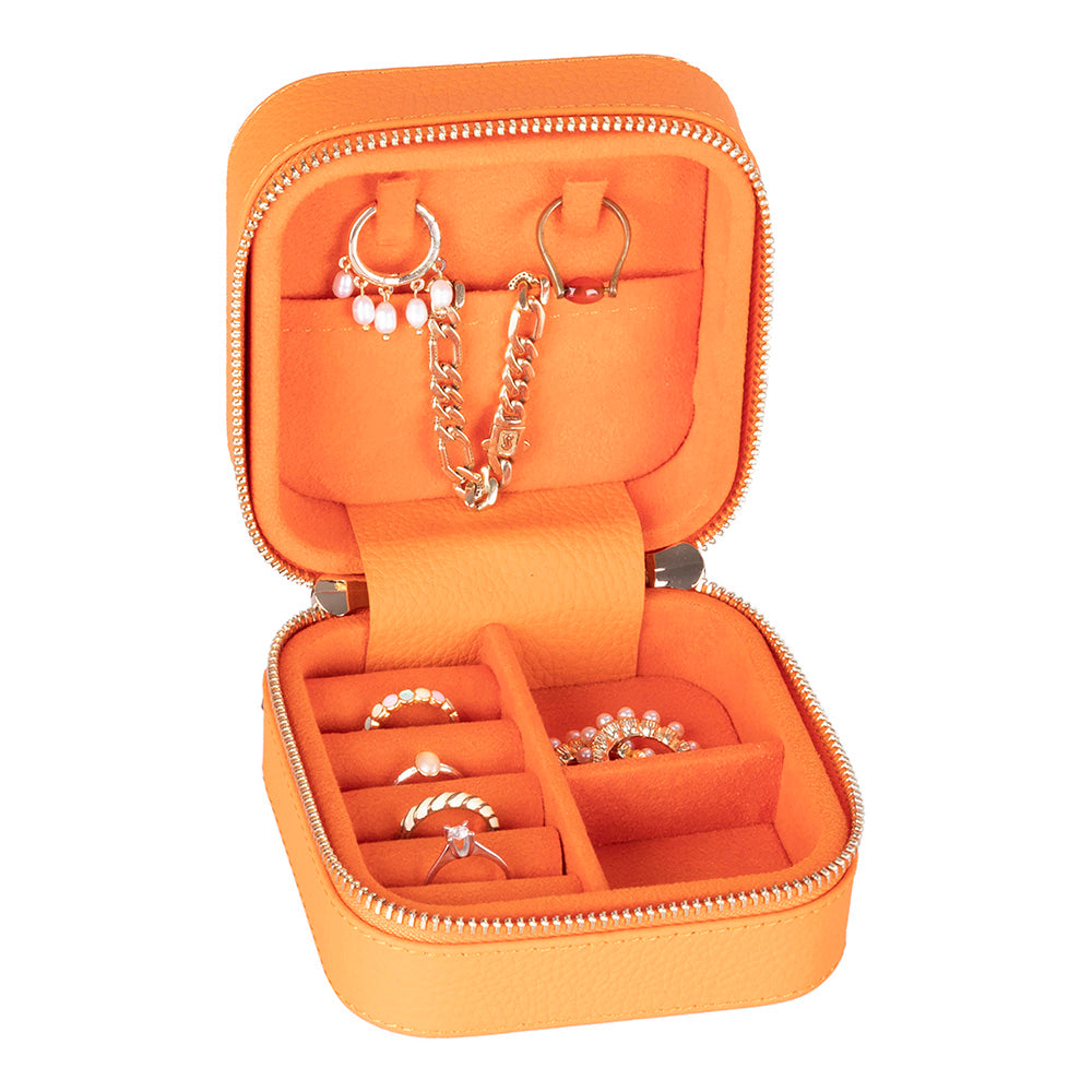 Amanda Genuine Leather Jewelry Box