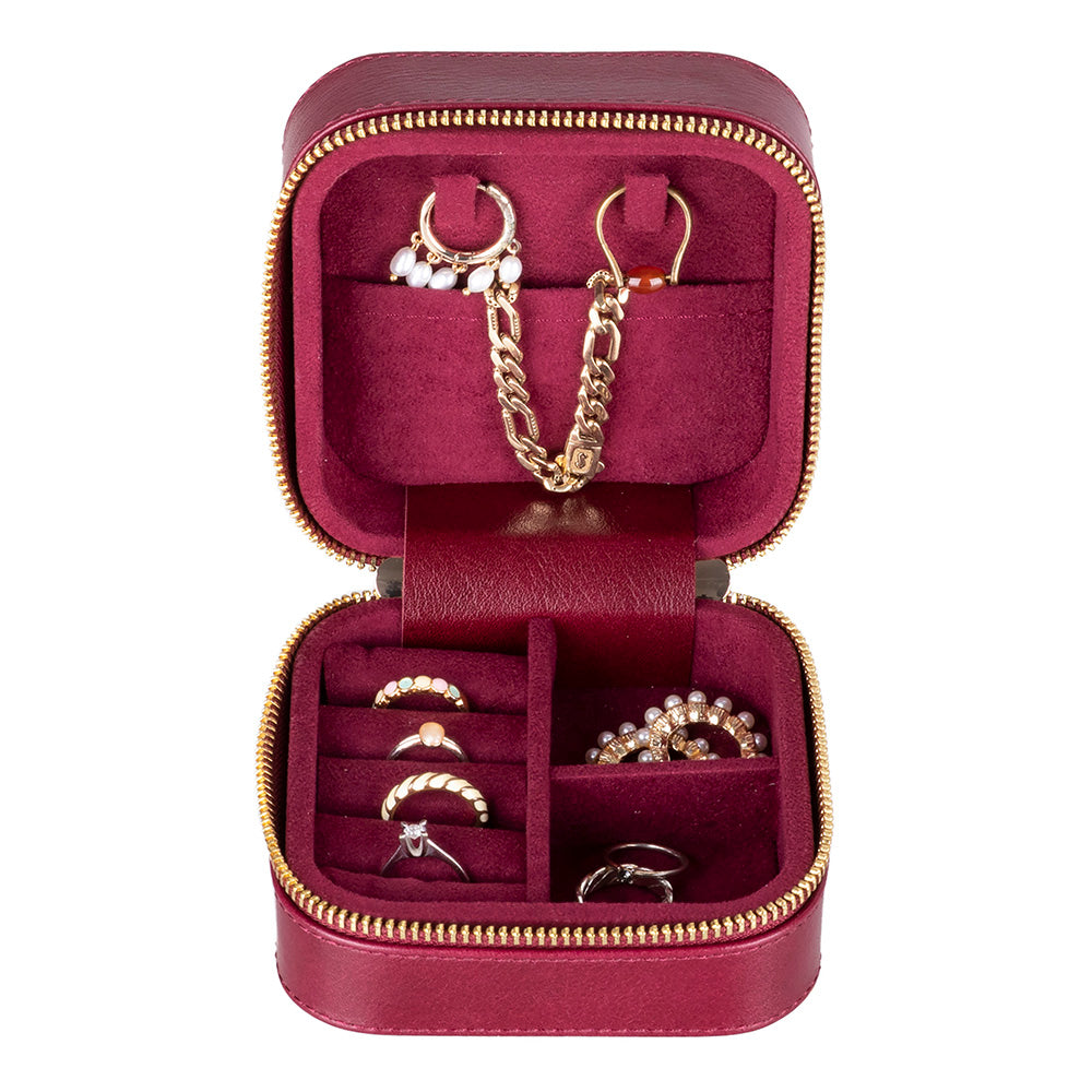 Amanda Genuine Leather Jewelry Box