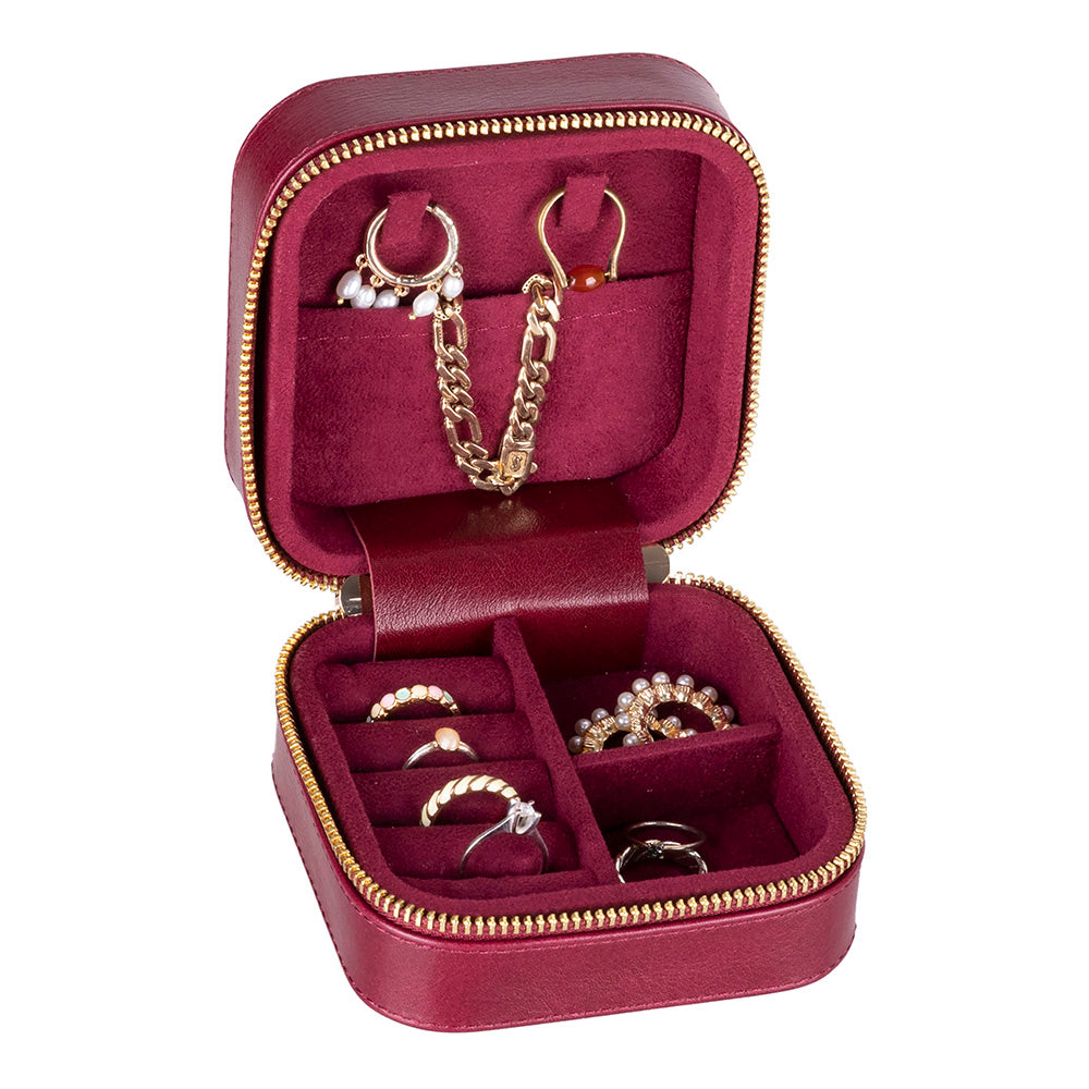 Amanda Genuine Leather Jewelry Box