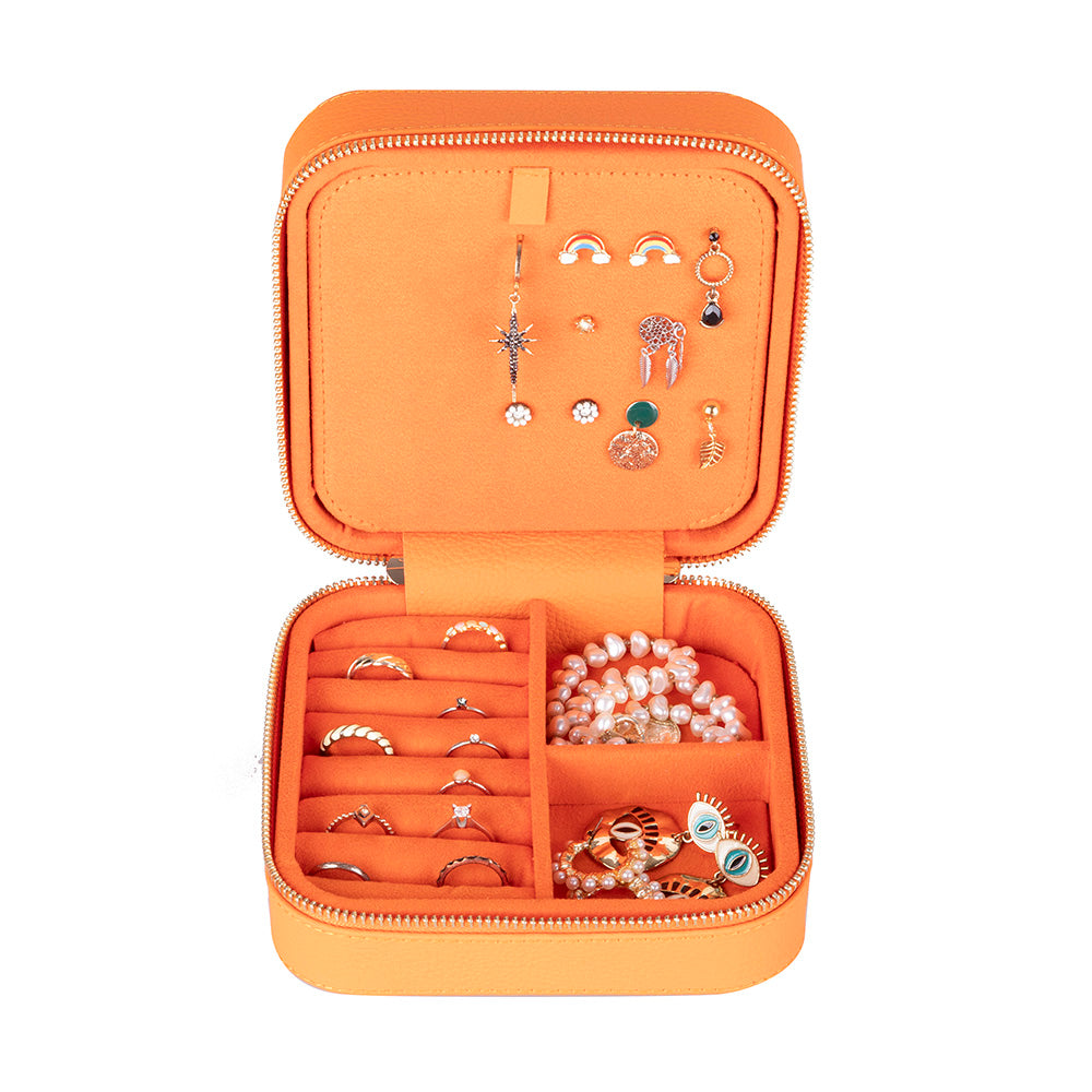 Amanda Genuine Leather Jewelry Box