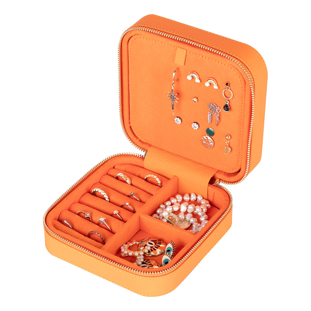 Amanda Genuine Leather Jewelry Box