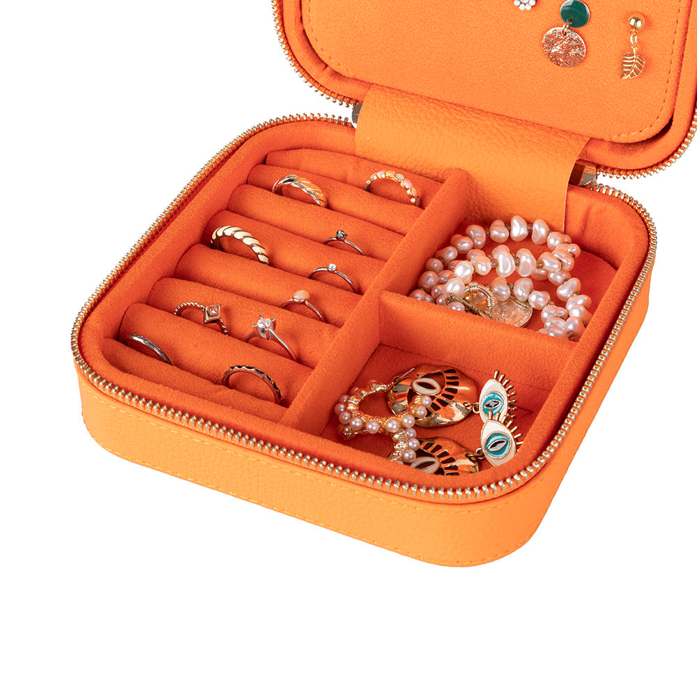 Amanda Genuine Leather Jewelry Box