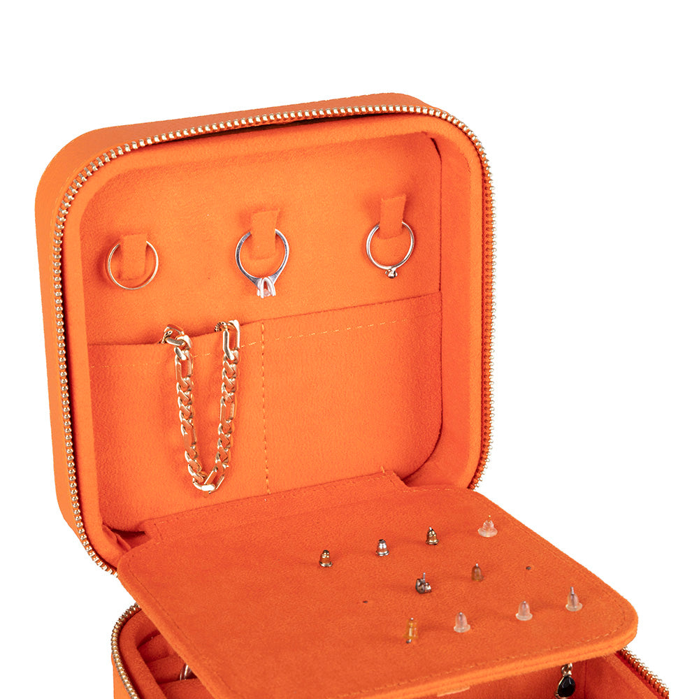Amanda Genuine Leather Jewelry Box