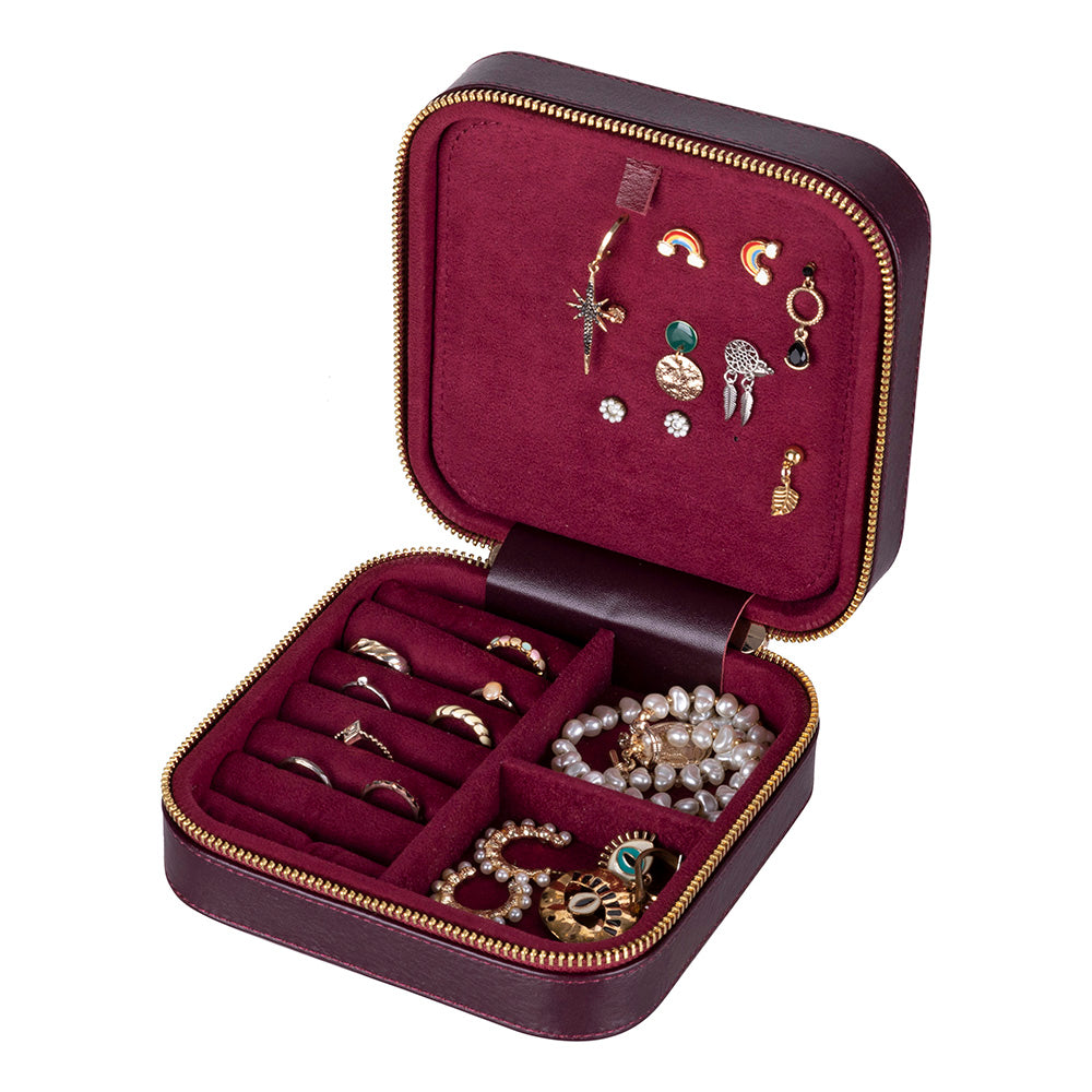 Amanda Genuine Leather Jewelry Box