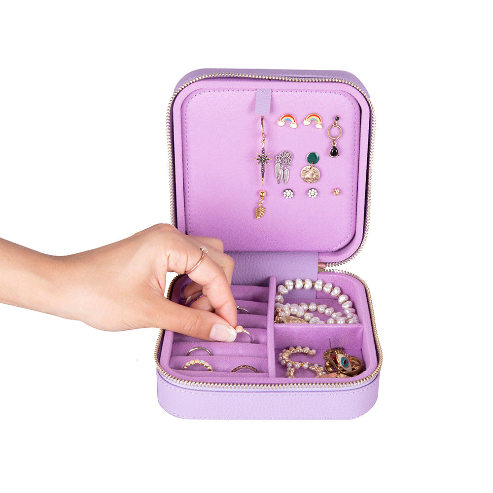 Amanda Genuine Leather Jewelry Box