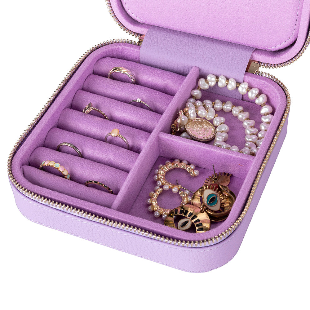 Amanda Genuine Leather Jewelry Box