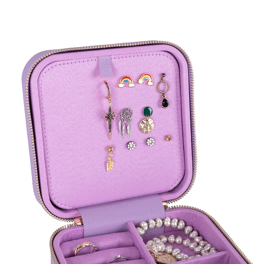 Amanda Genuine Leather Jewelry Box