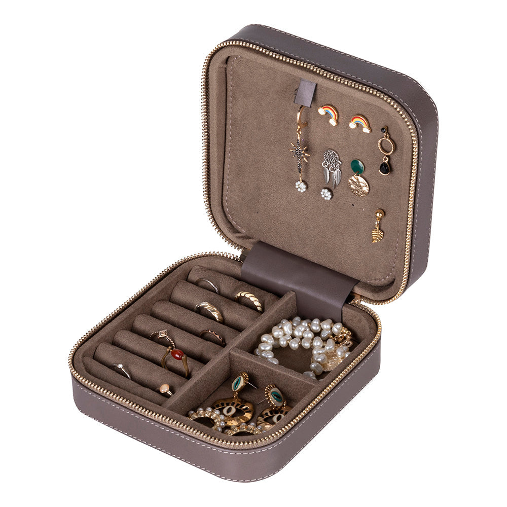 Amanda Genuine Leather Jewelry Box